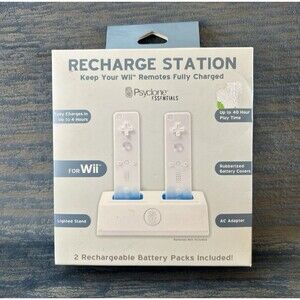 NEW Psyclone Essentials PSE530 Wii Controller Dual Charging Dock Station White